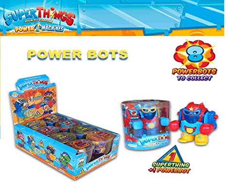 MAGIC BOX TOYS- POWERBOTS SUPERTHINGS Power Machines, Multicolor (Juguetes Pastor, S.L. PST7D068IN00)