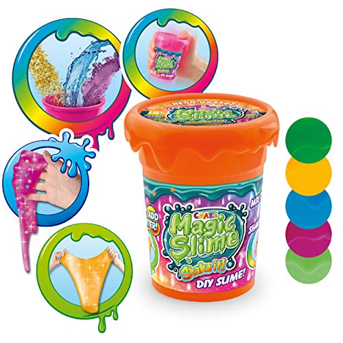 MAGIC SLIME SHAKE IT Magic Toy Slime Kids limo DIY 150 ml en Lata barril Barro 6 colores 17418 , color/modelo surtido