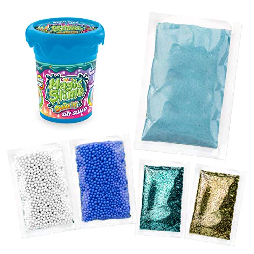 MAGIC SLIME SHAKE IT Magic Toy Slime Kids limo DIY 150 ml en Lata barril Barro 6 colores 17418 , color/modelo surtido