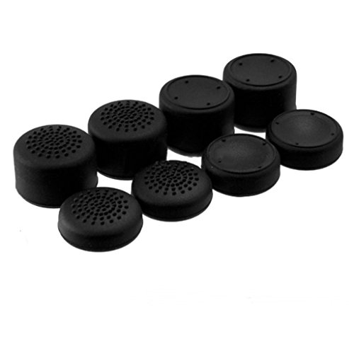 MagiDeal 8Pcs Thumbstick Caps Empuñaduras de Pulgar Levantadas para El Controlador 4