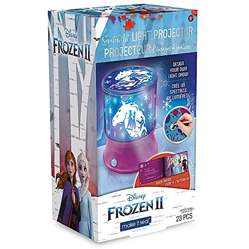 Make It Real Disney Frozen II ScratchArt Light Projector (4324)