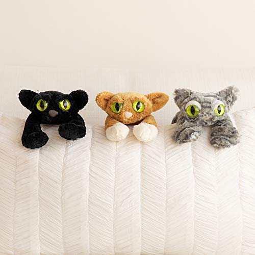 Manhattan Toy 104140 Lanky Cats - Peluche de gato, color negro