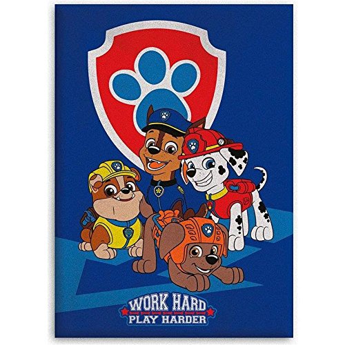 Manta coralina Patrulla Canina Paw Patrol Word Hard