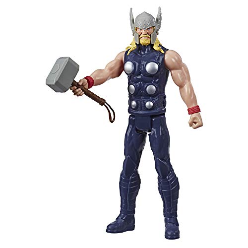 Marvel Avengers Titan Hero Series Blast Gear - Figura de 30 cm de Thor - Inspirada en el Universo Marvel - Edad: 4 años en adelante