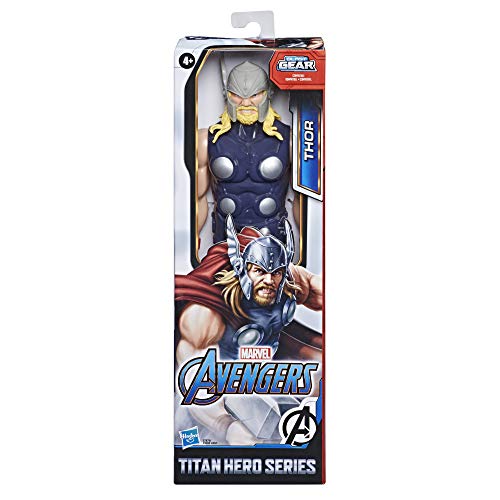 Marvel Avengers Titan Hero Series Blast Gear - Figura de 30 cm de Thor - Inspirada en el Universo Marvel - Edad: 4 años en adelante