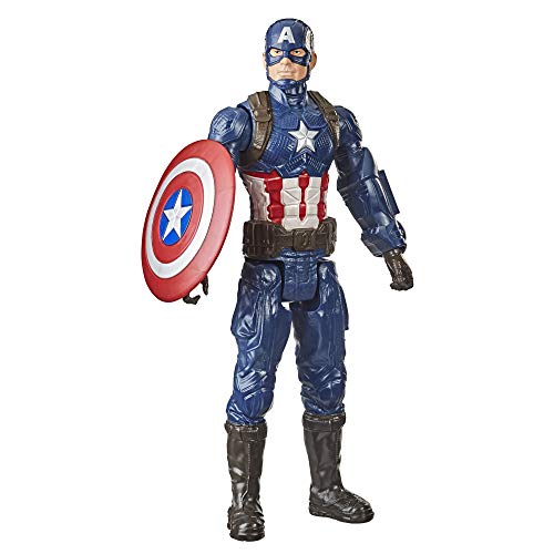 Marvel Avengers Titan Hero Series - Figura de acción de Capitán América de 30 cm, Edad: 4+