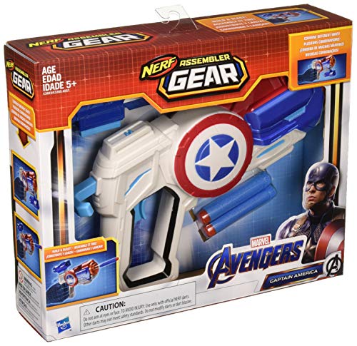 Marvel Hasbro Avengers: Endgame Nerf Capitán América Assembler Gear