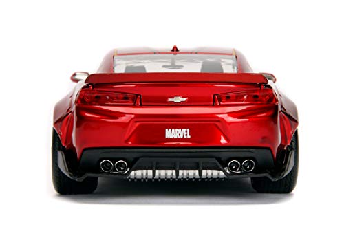 Marvel Ironman 2016 Chevy Camaro SS 1:24 Escala Die-Cast Car