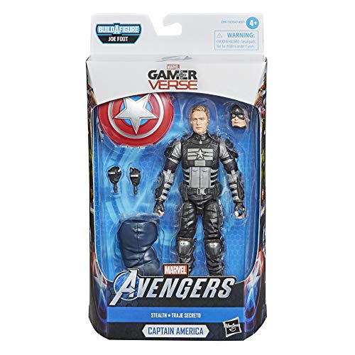 Marvel Legends Series Gamerverse - Figura de acción Coleccionable de Capitán América (6 Pulgadas)