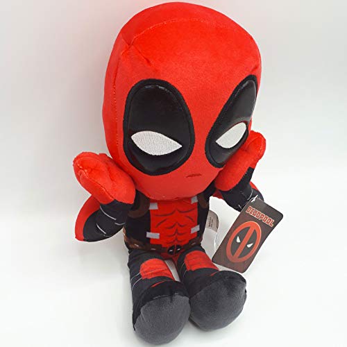 Marvel - Peluche Deadpool Postura Sorpresa 32cm Calidad Super Soft