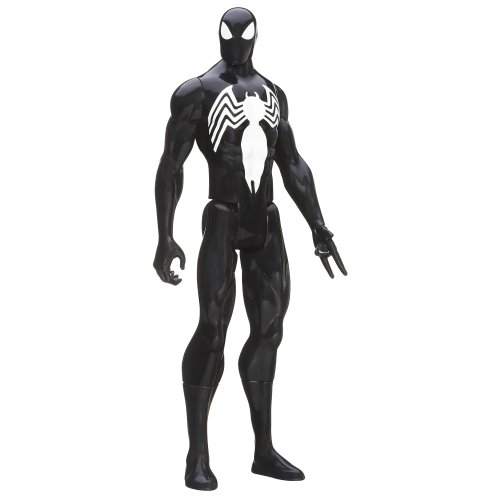 Marvel Ultimate Spider-Man Titan Hero Series Black Suit Spider-Man Figure - 12 Inch by Spider-Man