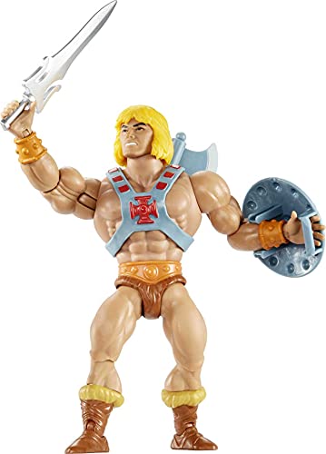 Masters of the Universe He-Man, figura de acción para niños y niñas +6 años (Mattel GNN85)