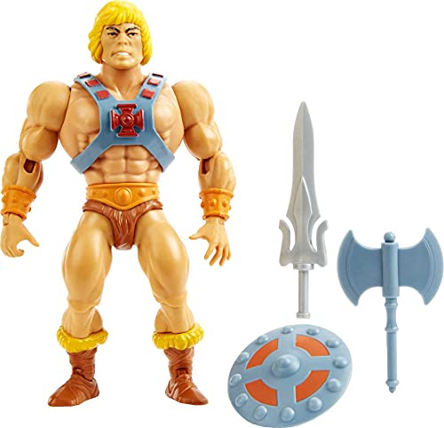 Masters of the Universe Masters del Universo Orígenes Figura He-Man, muñeco articulado de juguete Mattel HGH44