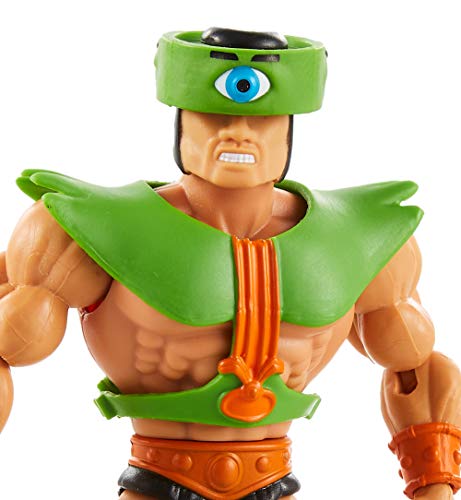 Masters of the Universe (Masters del Universo Orígenes) Figura Tri-Klops, Muñeco Articulado de Juguete (Mattel GRX02)