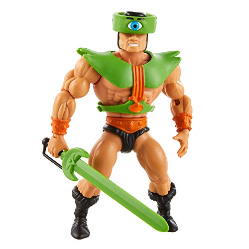 Masters of the Universe (Masters del Universo Orígenes) Figura Tri-Klops, Muñeco Articulado de Juguete (Mattel GRX02)