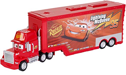 Matchbox Disney Cars 3 Mack Supercamión Transportador de coches de juguete, color surtido (Mattel FTT93)