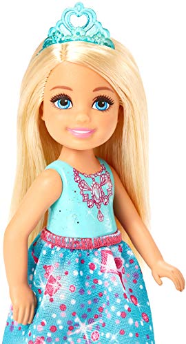 Mattel Barbie Dreamtopia-Pack de 3 muñecas Chelsea Sirena, Hada y Princesa, Multicolor FPL86