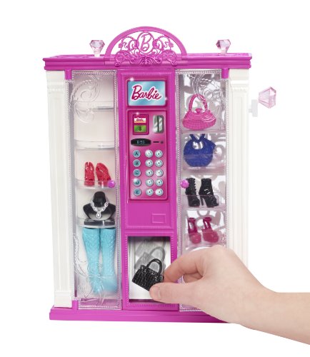 Mattel BGW09 Barbie - Máquina expendedora de Accesorios de Moda, diseño de Vida en Casa de los sueños