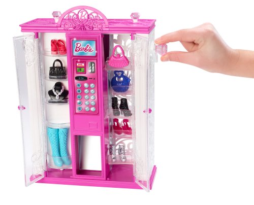 Mattel BGW09 Barbie - Máquina expendedora de Accesorios de Moda, diseño de Vida en Casa de los sueños