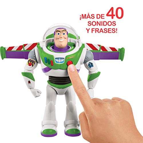 Mattel Disney Toy Story 4-Buzz Lightyear Superguardián Andarín, juguetes niños +3 años, multicolor GGH43