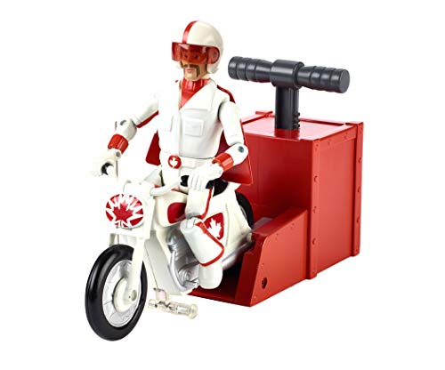 Mattel Disney Toy Story 4 Figura Duke Caboom acrobacias y Carreras con Su Moto, Juguetes Niños +3 Años (GFB55) , color/modelo surtido