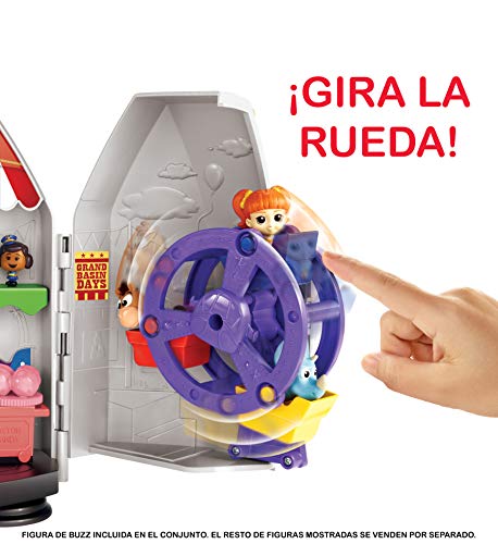 Mattel Disney Toy Story 4 Juguete aventuras En La Feria de Buzz Lightyear (GCY87)