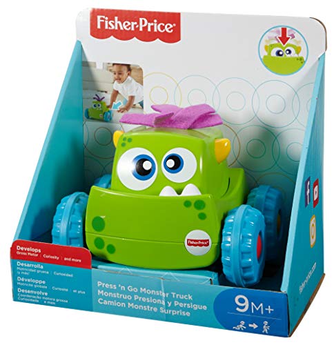 Mattel-DRG16 Fisher Price Coches monstruitos +9m, Multicolor (DRG16) , color/modelo surtido