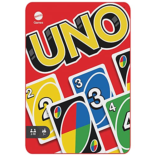 Mattel Games Juego de cartas UNO, Coleccionable, juego de mesa en lata para niños +7 años (Mattel HGB63)