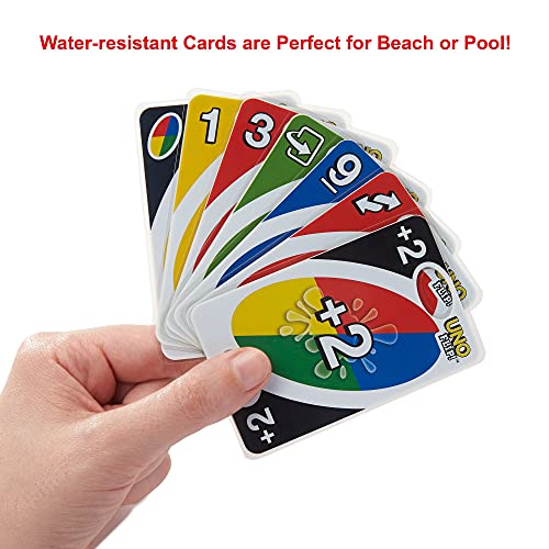 Mattel Games Juego de cartas UNO Flip! Splash (GXD74)