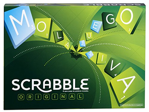 Mattel Games Scrabble original, juegos de mesa para adultos y niños a partir de 10 años (Mattel Y9594)