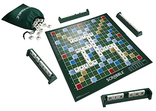 Mattel Games Scrabble original, juegos de mesa para adultos y niños a partir de 10 años (Mattel Y9594)