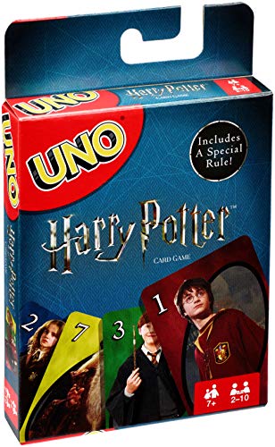 Mattel Games UNO - Harry Potter, Juego de Cartas Para Niños, Multicolor, FNC42