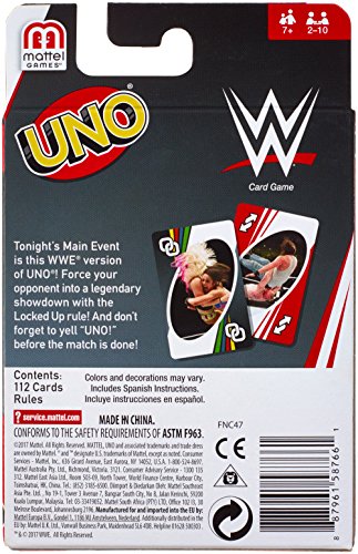 Mattel Games UNO WWE