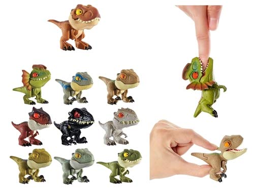 Mattel-GKX72 Jurassic world Dino bocazas 11x5cm, Multicolor (GKX72) , color/modelo surtido