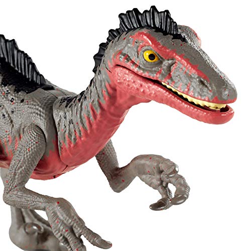 Mattel GVF32 Attack Pack de Jurassic World - Dinosaurio Troodon de juguete, a partir de 4 años