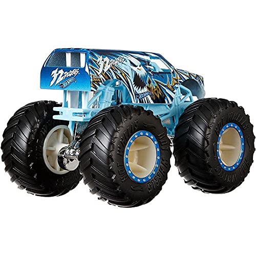 Mattel - Hot Wheels Monster Truck Duos FYJ64 de Demolición, modelos aleatorios, paquete de 2, modelos surtidos