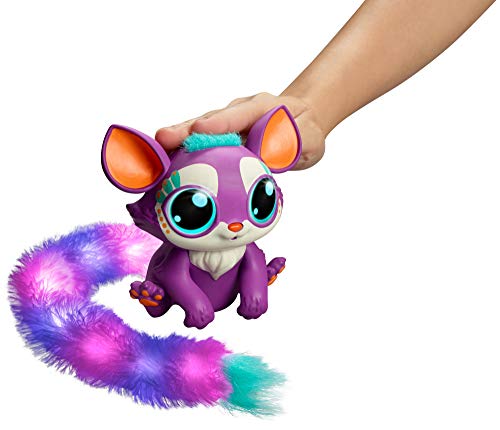 Mattel - Lil' Gleemerz Animalito Loomur lila Juguete interactivo para niños +5 años (GLL07) , color/modelo surtido