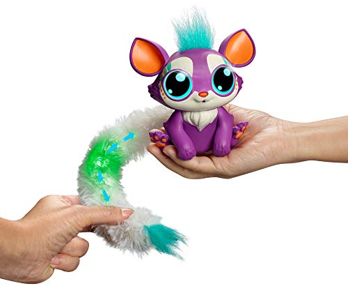 Mattel - Lil' Gleemerz Animalito Loomur lila Juguete interactivo para niños +5 años (GLL07) , color/modelo surtido