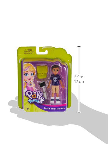 Mattel Polly Pocket Active Pose Doll - Selfie Stick Nicolas