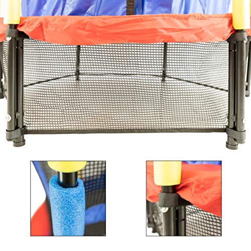 MaxxGarden - Cama elástica infantil Jumper de 140 cm con bordes y barras acolchados