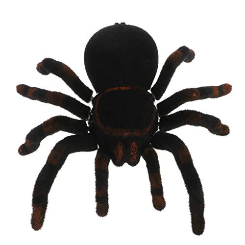 mdhsh Teledirigido Suave Scary Plush Creepy Spider Infrarrojos RC Tarantula Kid Gift Toy