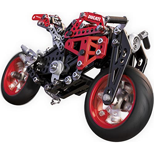 Meccano Elite Motorcycle Ducati Juego de construcción de varios modelos de vehículos 292pieza(s) - Juegos de construcción (Juego de construcción de varios modelos de vehículos, 10 año(s), 292 pieza(s), Negro, Metálico, Rojo, Metal, China)