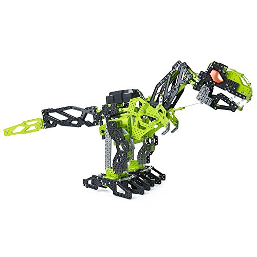 Meccano Tech T-Rex - juegos de construcción (Robot, IR remote, Verde, Gris, Caja)