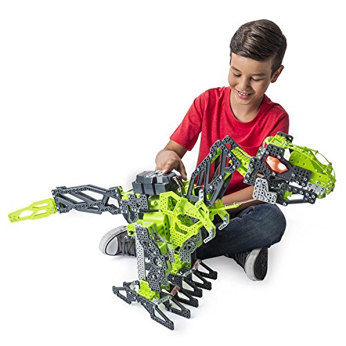 Meccano Tech T-Rex - juegos de construcción (Robot, IR remote, Verde, Gris, Caja)