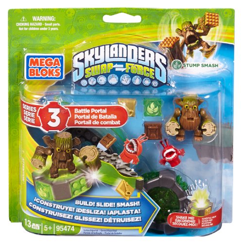 Mega Bloks 95474 Skylanders Swap Force Portal de Batalla Stump Smash