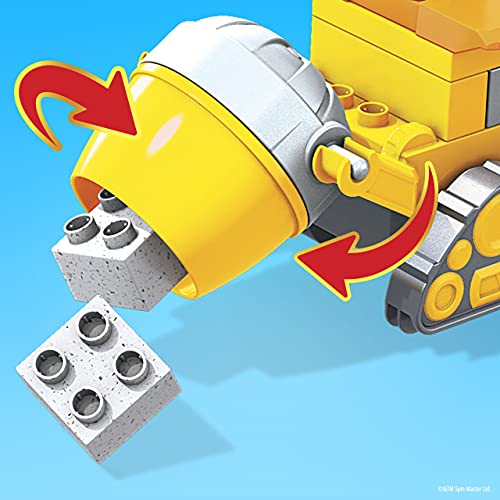 Mega Bloks Coche para construir, 3 Vehículo de juguete de bloques de construcción, regalo para niños +1 año, Mattel GYW91