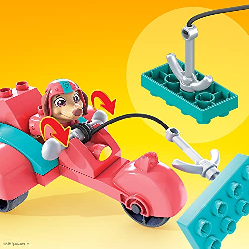 Mega Bloks Coche para construir, Vehículo de juguete de bloques de construcción, regalo para niños +1 año, Mattel GYH94