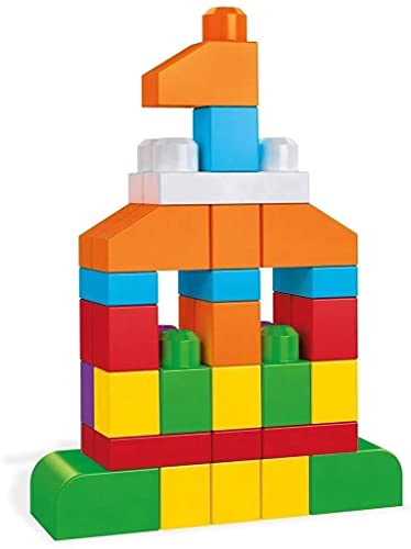 Mega Bloks FVJ49 Let's Get Learning Bricks, Multi-Colour