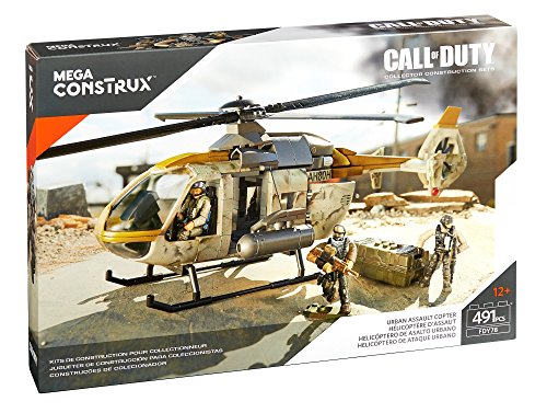 Mega Construx Call of Duty Urban Assault Copter Building Set Bloks FDY78