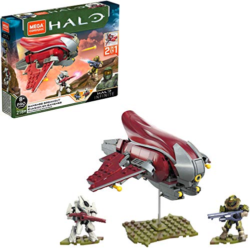 Mega Construx- Halo Coche de Bloques de construcción (Mattel GNB24)